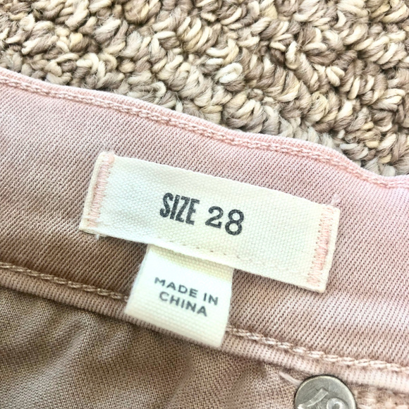 Madewell Garment Dyed Skinny Jeans - Vintage Mauve, 28 - Picture 10 of 11